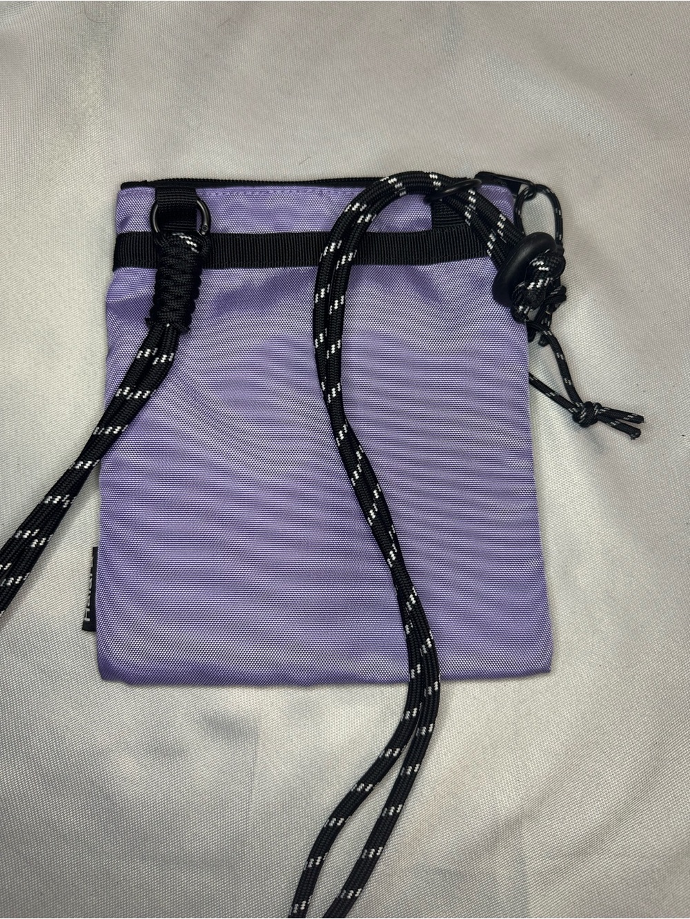 Halara Hiking Crossbody Bag- Lavender with Black Mesh - Picture 5 of 6